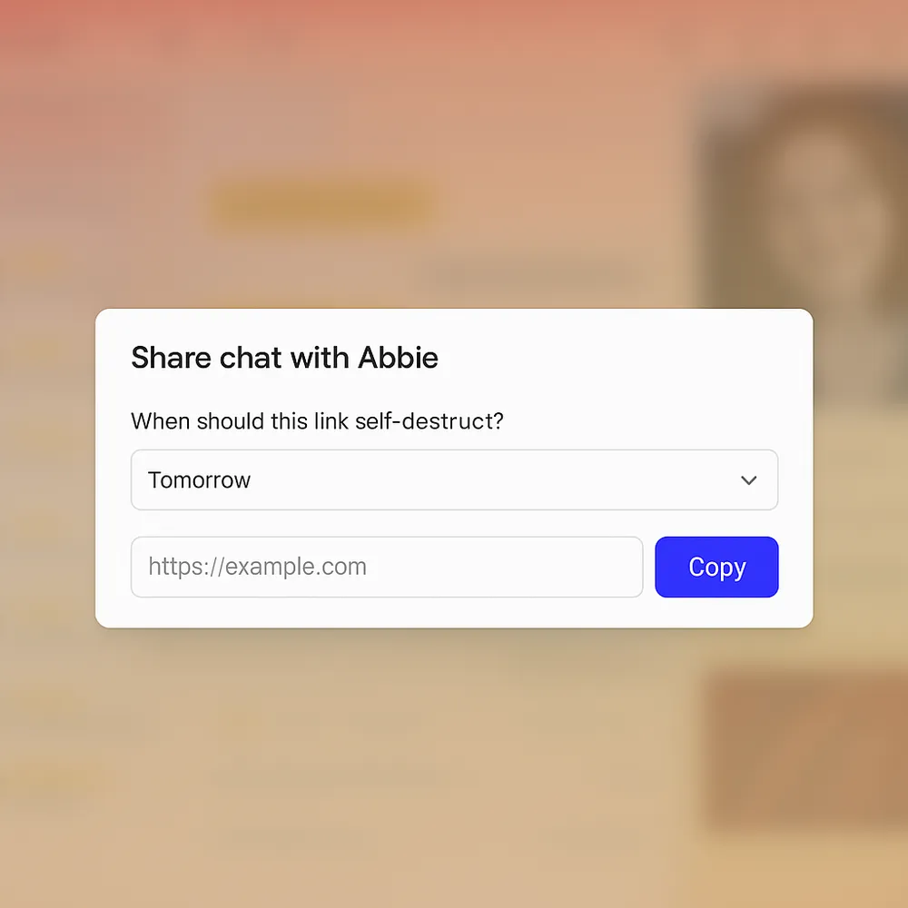Chat Sharing demo